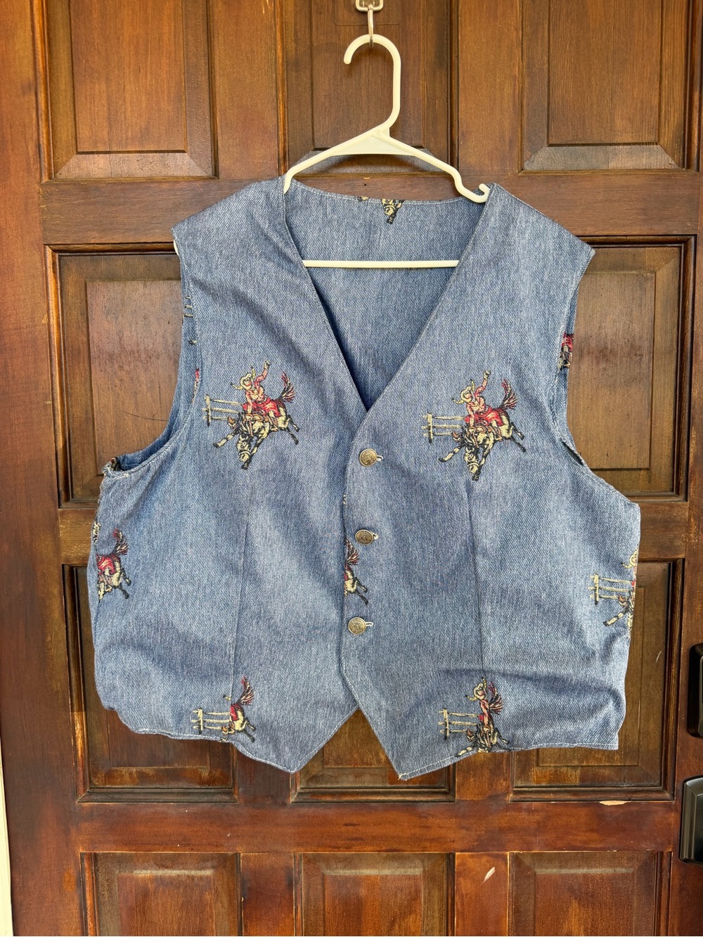 Denim Cowgirl Western Vest